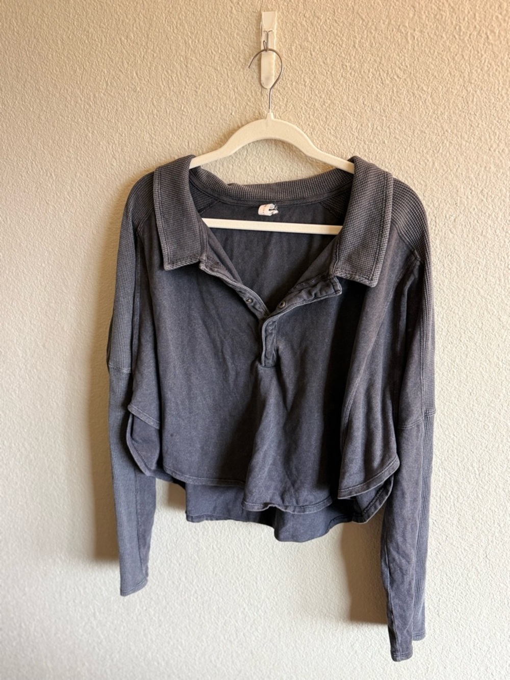 Daily Practice Saddlebrook Long Sleeve Top Large Loungewear Athleisure Cropped - Picture 2 of 9
